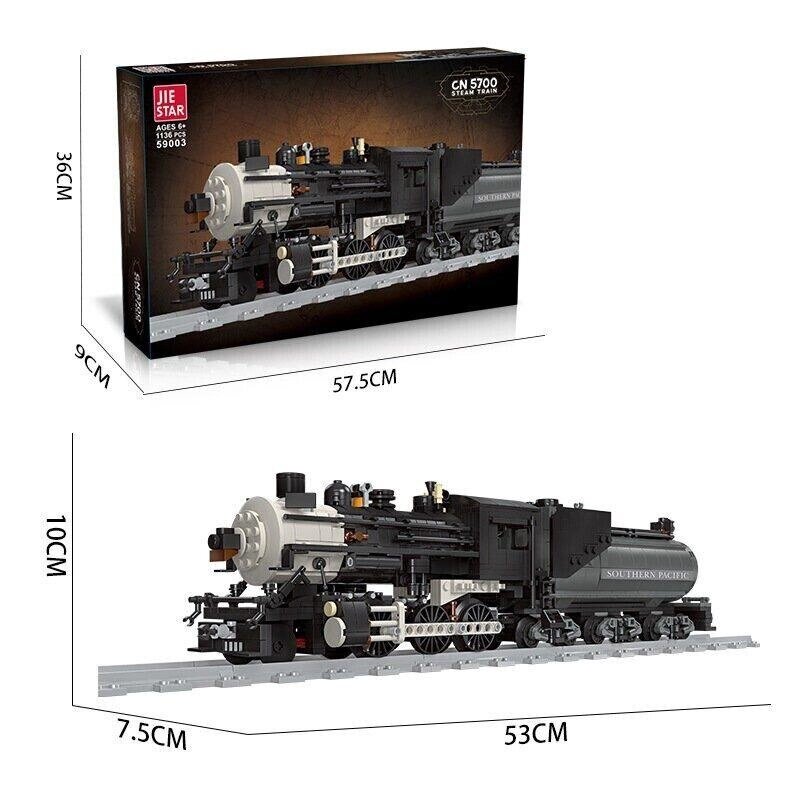 Конструктор «Паровоз Southern Pacific», 1136 деталей от компании ИгрушкиТут - фото 1