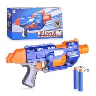 Космический автомат бластер BLAZE STORM с мягкими снарядами от компании ИгрушкиТут - фото 1