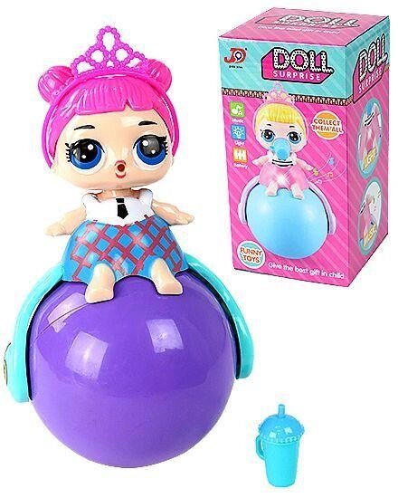 Кукла-неваляшка LOL DOLL, аналог ЛОЛ, свет, звук от компании ИгрушкиТут - фото 1