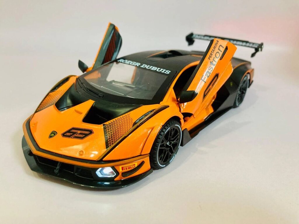 Машина Lamborghini 63 инерционная, металл, свет, звук от компании ИгрушкиТут - фото 1