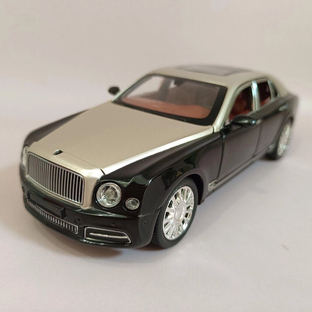 Металлическая машинка Bentley Mulsanne, свет, звук, инерционная от компании ИгрушкиТут - фото 1