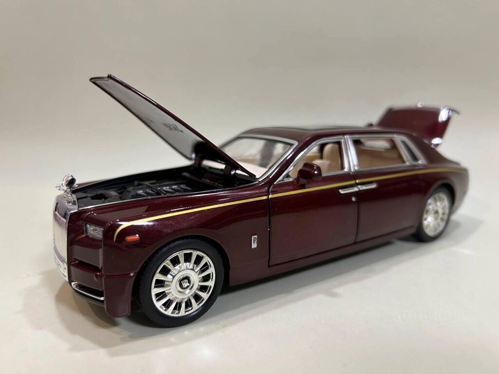 Металлическая машинка rolls-royce Роллс Ройс, свет, звук, двери открываются, инерционный  механизм от компании ИгрушкиТут - фото 1