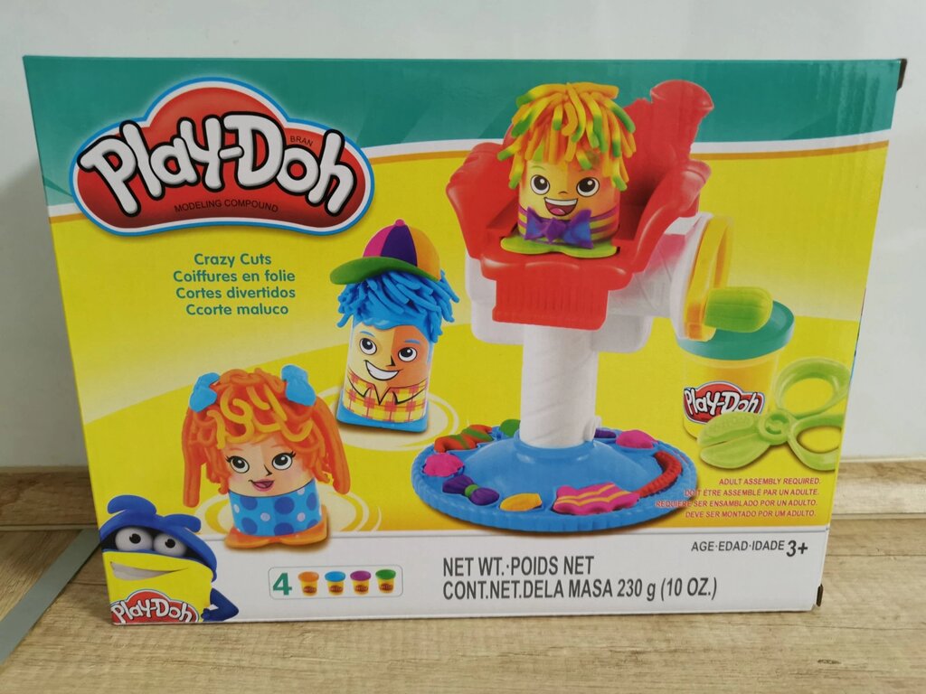 Набор для лепки из пластилина Play-Doh "Сумасшедшие прически" Плей до, арт. 8650 от компании ИгрушкиТут - фото 1