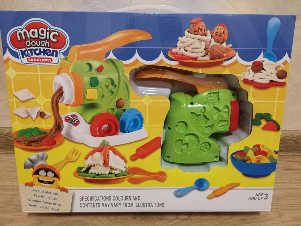 Набор для лепки  Magic dough "Машинка для лапши", аналог Play Doh, арт. G138403 (8305) от компании ИгрушкиТут - фото 1