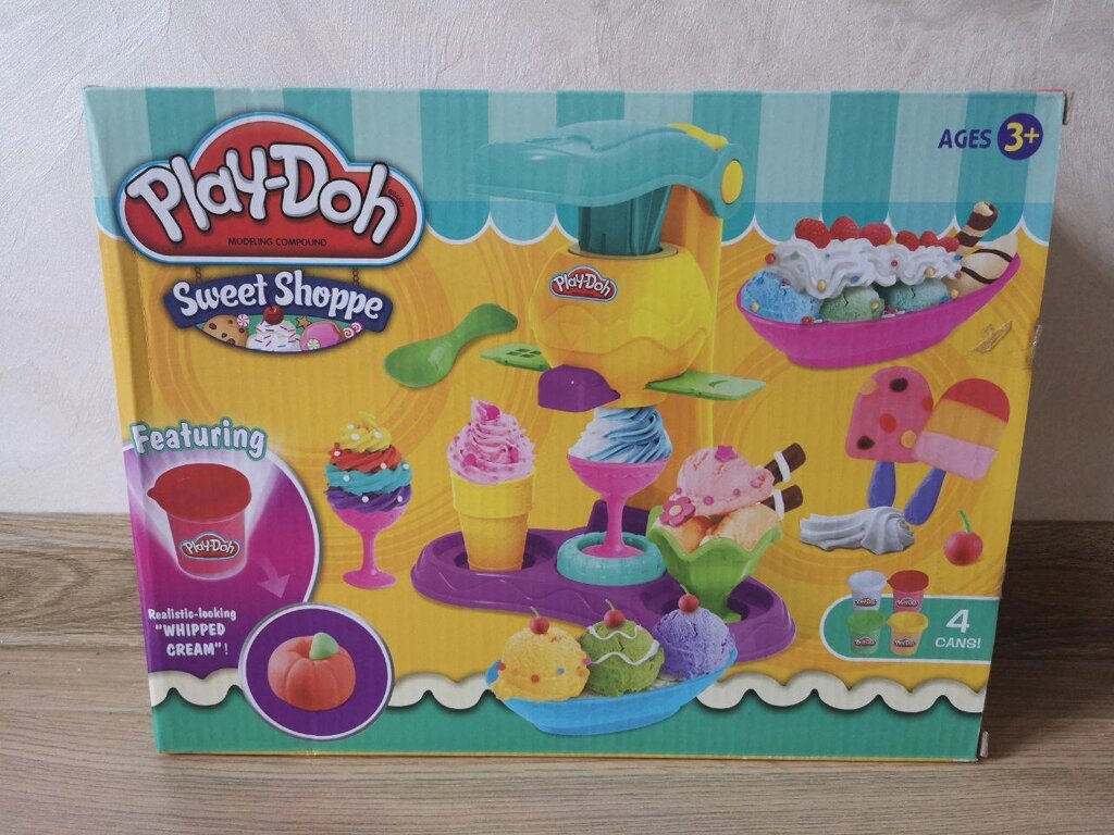 Набор для лепки Play-Doh Магазин мороженого арт. 677-С504 от компании ИгрушкиТут - фото 1