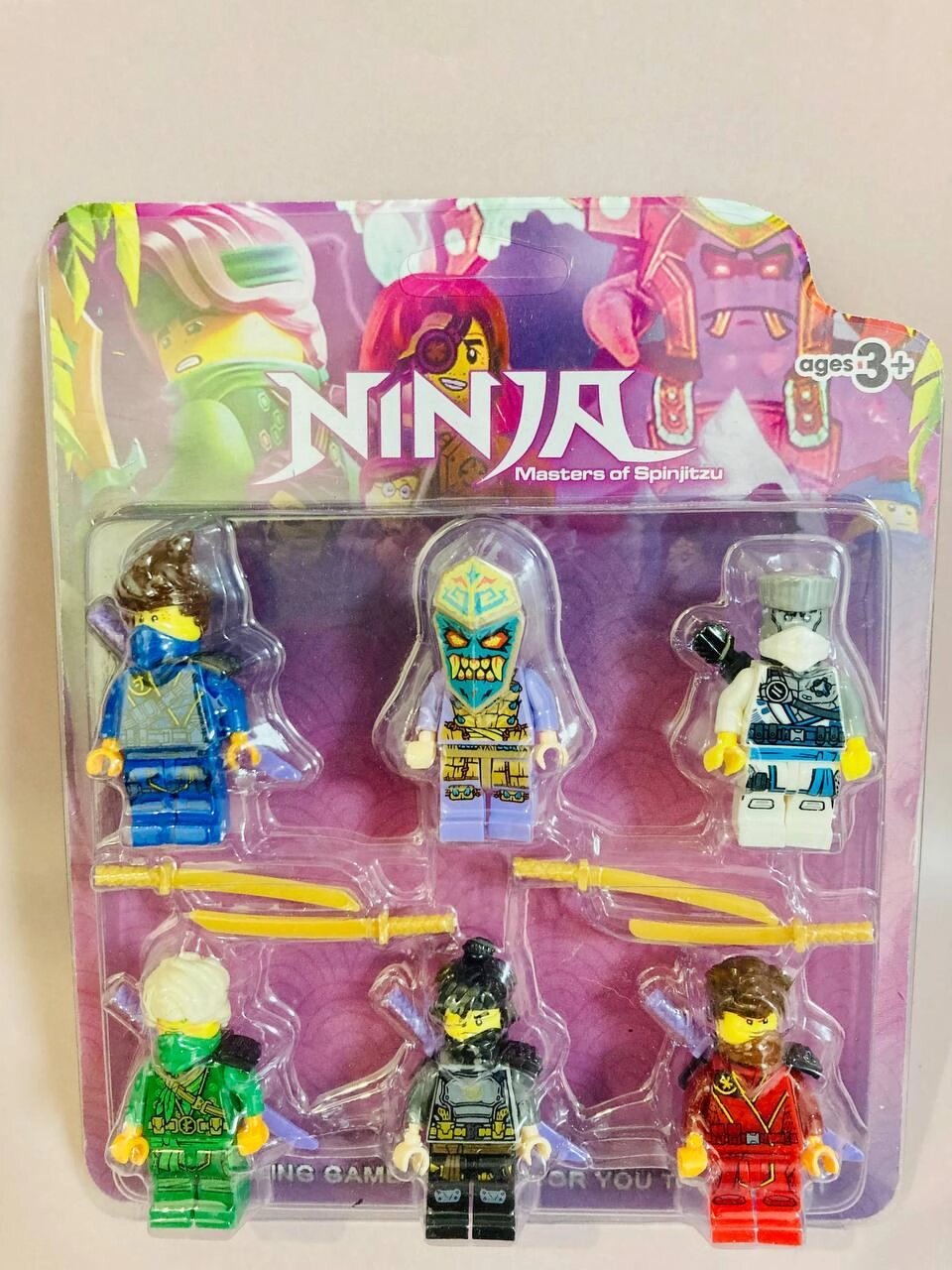 Набор лего человечков Ниндзяго Ninjago, 6 шт от компании ИгрушкиТут - фото 1