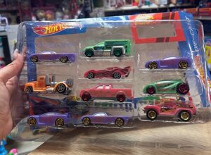 Набор машинок Хот Вилс 10 шт в ассортименте меняющие цвет (Hot Wheels ) аналог