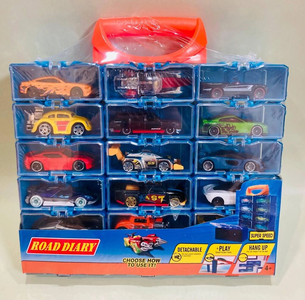 Набор машинок Хот Вилс в кейсе 18 шт в ассортименте  (Hot Wheels  ) от компании ИгрушкиТут - фото 1