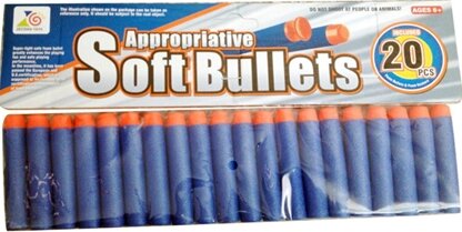 Набор патронов мягких Ze Cong Soft Bullets (в упаковке 20шт) от компании ИгрушкиТут - фото 1