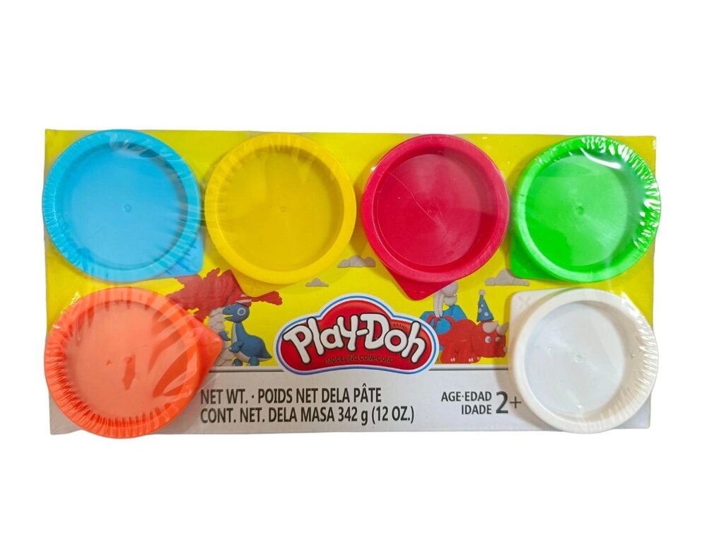 Набор теста для лепки Play-Doh, 6 баночек, аналог от компании ИгрушкиТут - фото 1