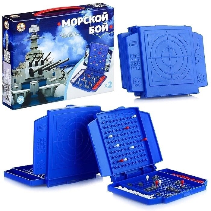 Настольная игра "Морской бой" мини от компании ИгрушкиТут - фото 1