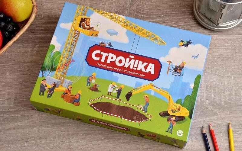 Настольная семейная игра "Стройка", арт. 0134R-4 . от компании ИгрушкиТут - фото 1