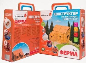 Конструктор из кирпичиков "Ферма", 229 деталей