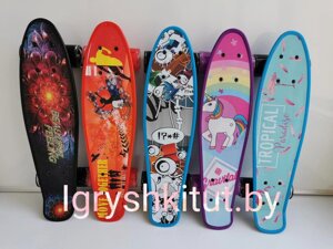 Скейтборд PENNY BOARD Пенниборд принт 22'' Свет принт в ассортименте