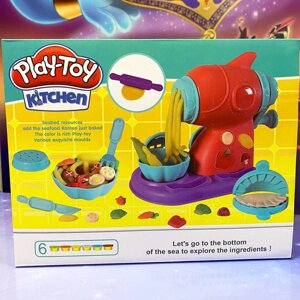 Набор для лепки из пластилина Play-Toy "Мясорубка" Плей до, аналог, арт. BT1403006