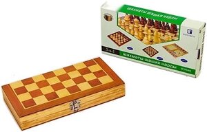 Настольная игра «Шахматы. Шашки. Нарды» 3 в 1, арт. W2408