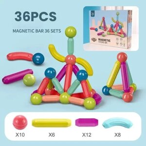 Магнитный конструктор Magnetic sticks 36 дет., арт. HL-2122