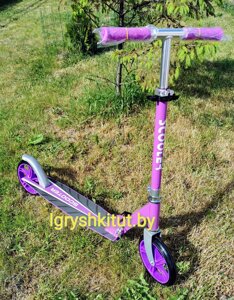 Самокат двухколёсный Scooter (фиолетовый+чёрный), арт. 2032