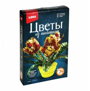 Набор для творчества Lori "Цветы из пайеток. Тюльпаны"