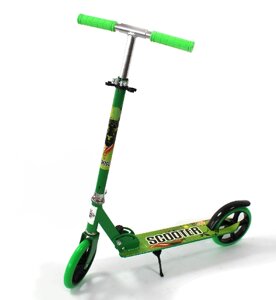 Самокат двухколёсный "Scooter" (зелёный), арт. 3623B