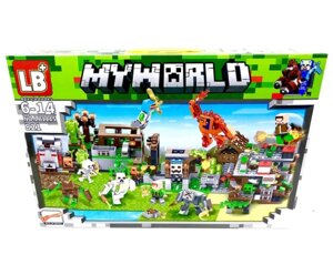 Конструктор My World Майнкрафт, 821 детали