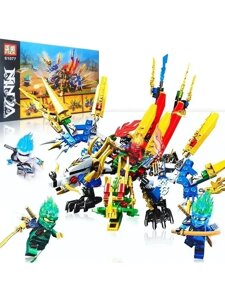 Конструктор Ninja "Двухглавый дракон", 438 деталей, аналог Lego, арт. 61077