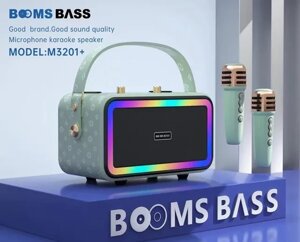 Портативная колонка, караоке система BOOMSBASS, M3201