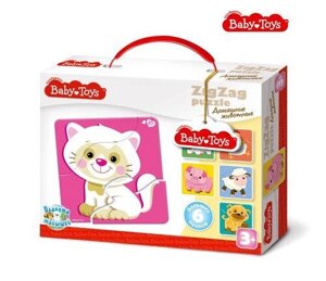 Тройные пазлы «Домашние животные» серии Baby Toys, арт. 02500