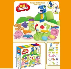 Тесто для лепки Динозавры с аксессуарами, аналог Play Doh, арт. SM8069