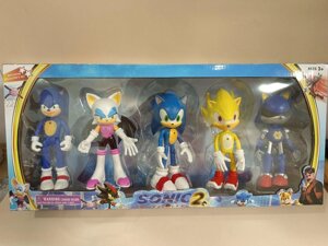 Набор фигурок героев Соник (Sonic), 5 героев, арт. 3059