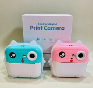 Фотоаппарат с печатью Children Digital Print Camera цвет в ассортименте