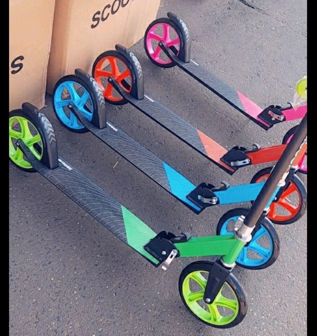 Самокат двухколёсный  Scooter (4 расцветки), арт. 2036 от компании ИгрушкиТут - фото 1