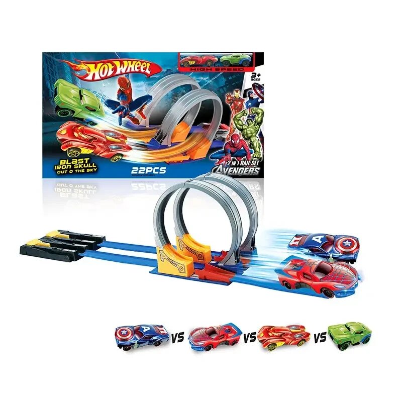 Трек Хот Вилс (Hot Wheel) кольцо с трамплином, аналог, арт. 902 от компании ИгрушкиТут - фото 1