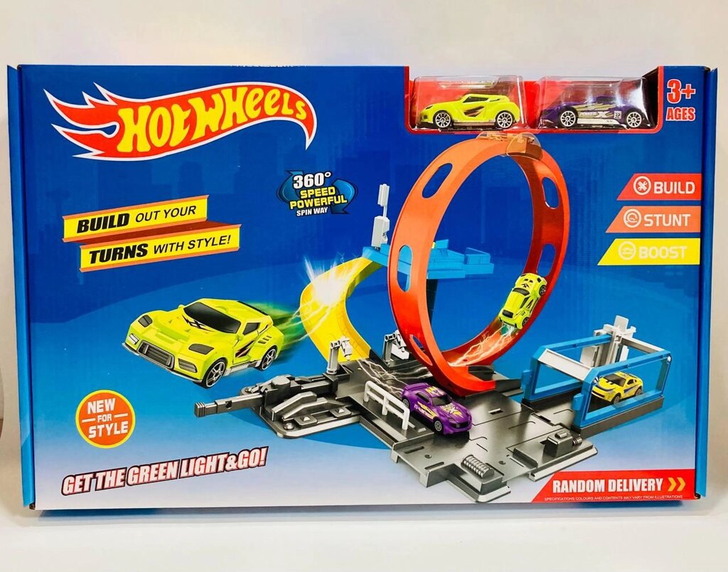 Трек Хот Вилс (Hot Wheels) со станцией автотюнинга, аналог от компании ИгрушкиТут - фото 1