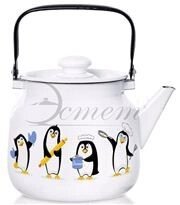 Чайник эмаль 3,5 литра Пингвины" ЭТ-72340