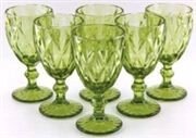 Набор бокалов для вина 6шт Green Ray 330 мл стекло/хрусталь , 18294-G