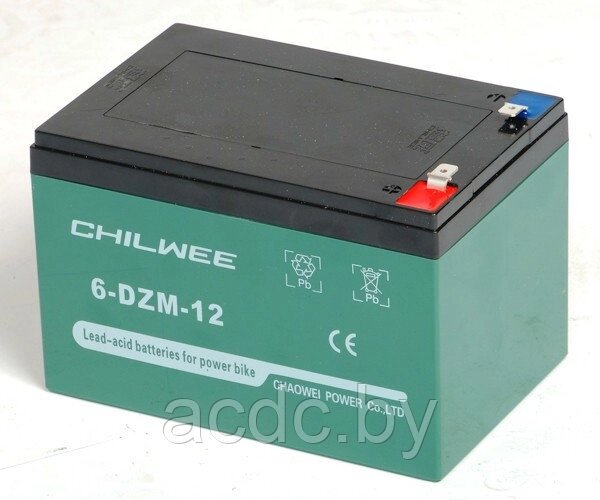 Аккумулятор 12V тяговый 6-DZM-12 (6-DZF-12) GEL CHILWEE 12Ah от компании Общество с ограниченной ответственностью "Проектатек" - фото 1