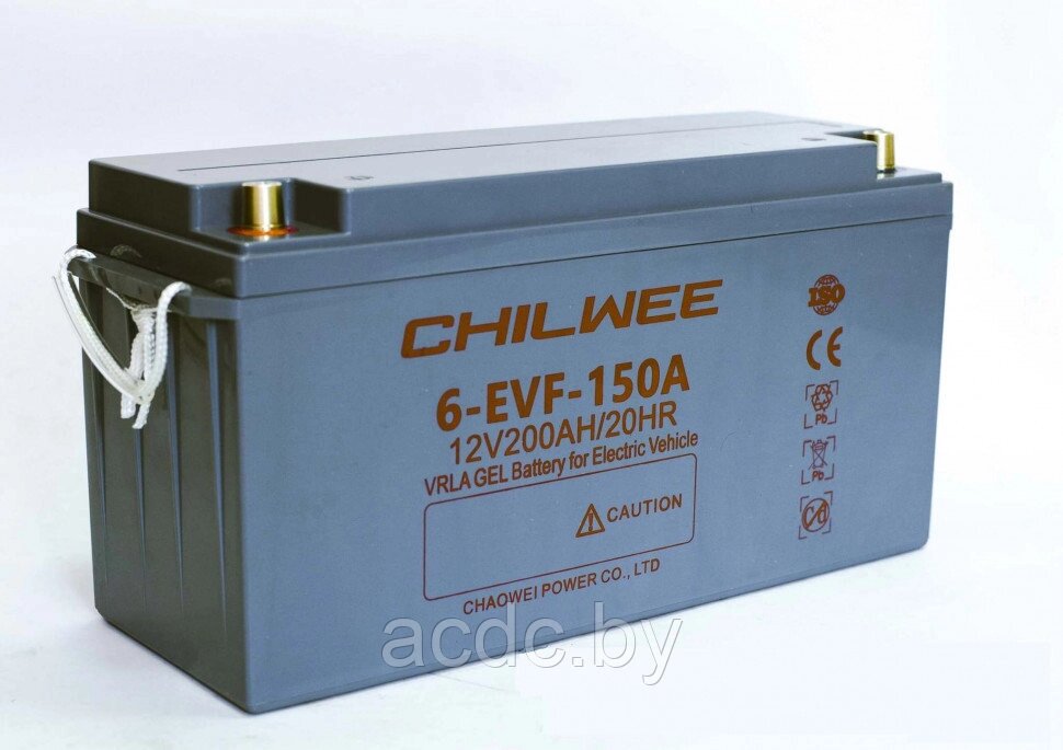 Аккумулятор 12V тяговый 6-EVF-150 GEL 150Ah C3 от компании Общество с ограниченной ответственностью "Проектатек" - фото 1