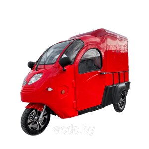 Электротрицикл грузовой GreenCamel Тендер E1200 (72V 2500W) кабина, BOX, понижающая