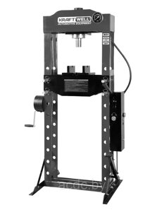 Пресс 30 т. с ручным и ножным приводом KraftWell арт. KRWPR30F