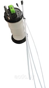 Емкость для откачки масла с ручным и пневмоприводом, объем 6 л KraftWell арт. KRW1806. P