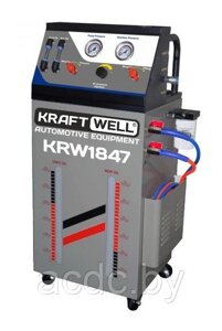 Установка для промывки автоматических коробок передач. Питание 12В KraftWell арт. KRW1847