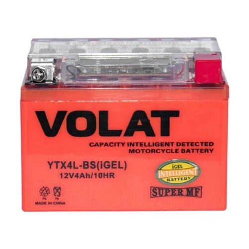 АККУМУЛЯТОР VOLAT 4AH YTX4L-BS (IGEL) от компании ООО Мотоэнергия - фото 1