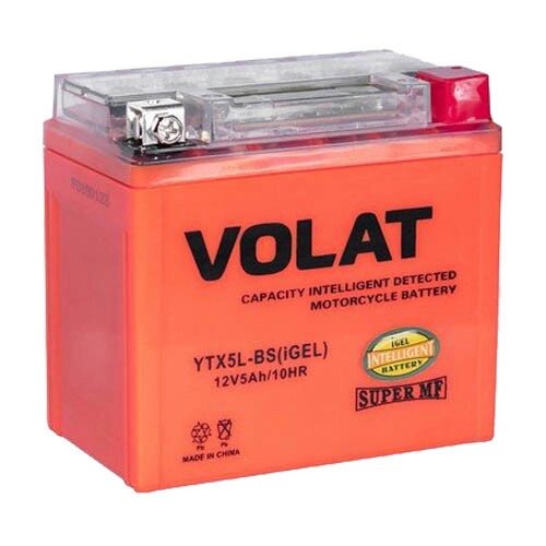 АККУМУЛЯТОР VOLAT 5AH YTX5L-BS (IGEL) от компании ООО Мотоэнергия - фото 1