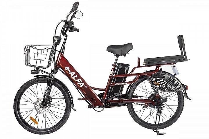Электрический велосипед велосипед Green City E-ALFA LUX от компании ООО “МОТОЭНЕРГИЯ” - фото 1