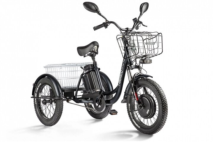 Электровелосипед Трицикл Eltreco Porter Fat 500 черный-2410 от компании ООО Мотоэнергия - фото 1