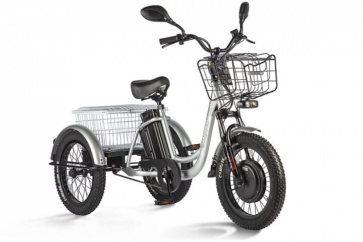 Электровелосипед Трицикл Eltreco Porter Fat 700 серебристый-2415 от компании ООО Мотоэнергия - фото 1