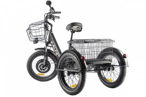 Электровелосипед Трицикл Green City e-Alfa Trike черный-2515