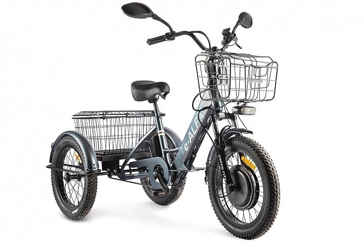Электровелосипед Трицикл Green City e-Alfa Trike темно-серый-2585 от компании ООО Мотоэнергия - фото 1