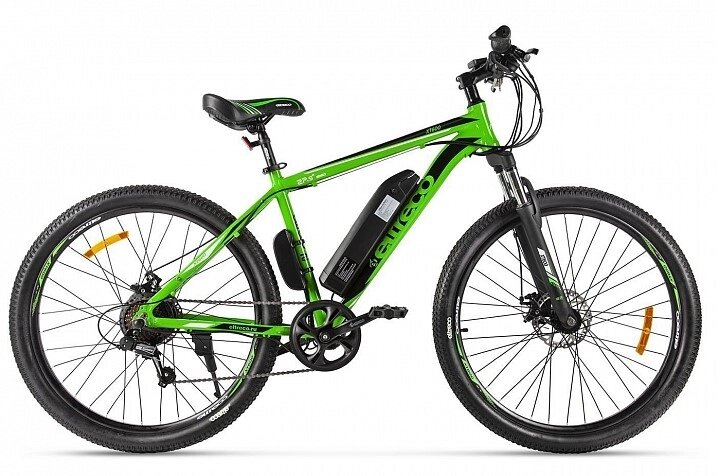 Электровелосипед Велогибрид Eltreco XT 600 салатовый от компании ООО Мотоэнергия - фото 1